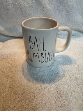 Rae Dunn White 'BAH, HUMBUG!' Ceramic Mug